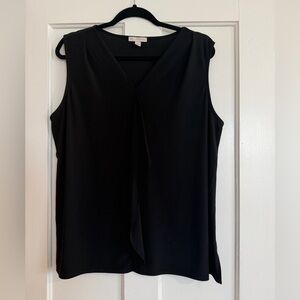 Dress Barn Black Sleeveless Blouse 1X